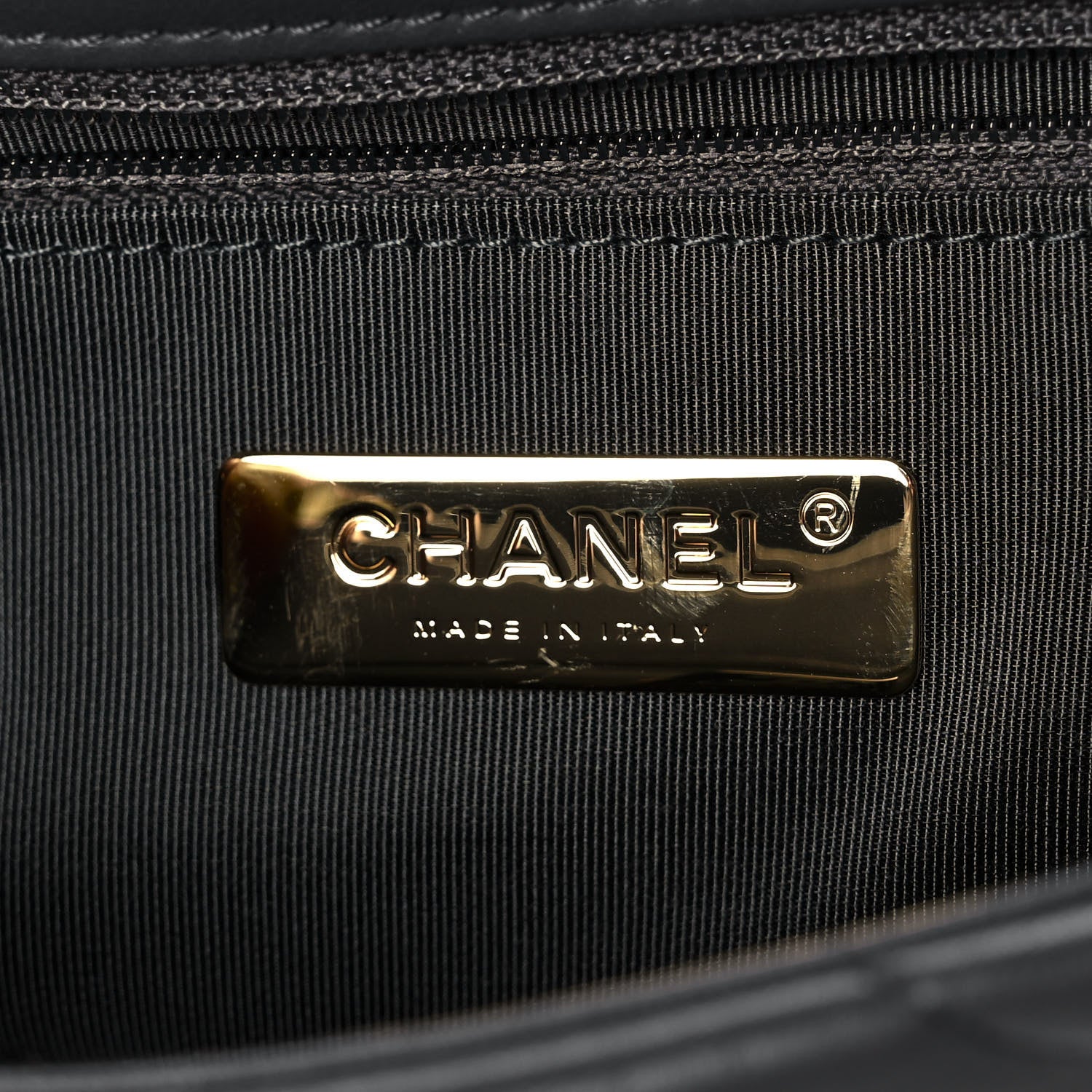 Chanel Lambskin Quilted Medium Chanel 19 Flap Dark Grey 6 of 11