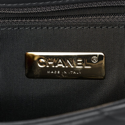 Chanel Lambskin Quilted Medium Chanel 19 Flap Dark Grey 6 of 11