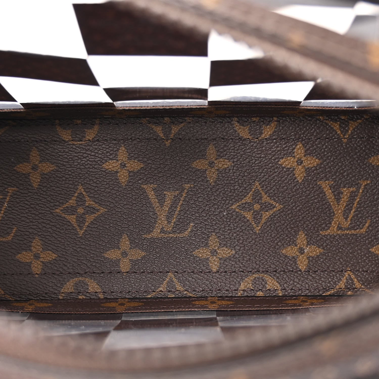 Louis Vuitton PVC Monogram Chess Soft Trunk 5 of 9