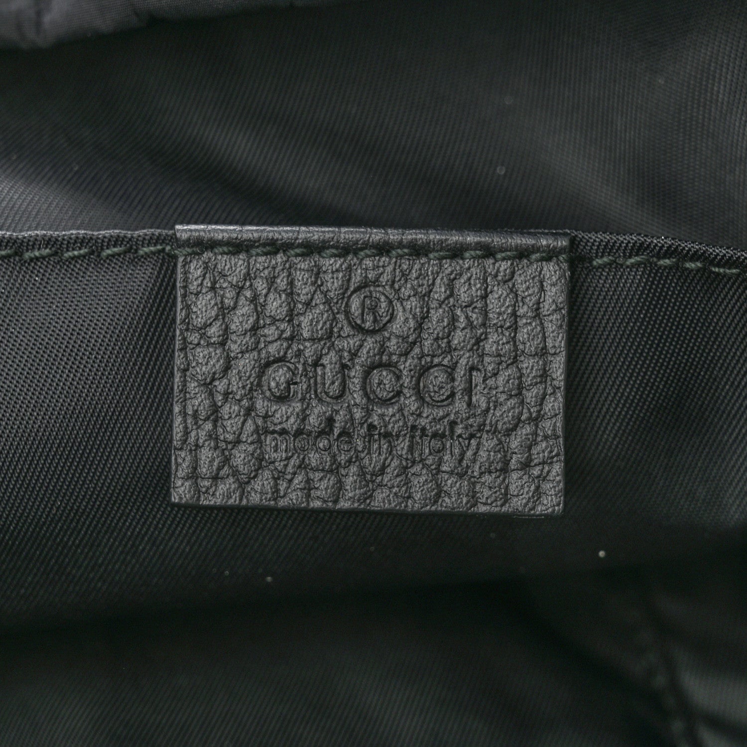 Gucci Nylon Monogram Small Single Buckle Backpack Black 6 of 10