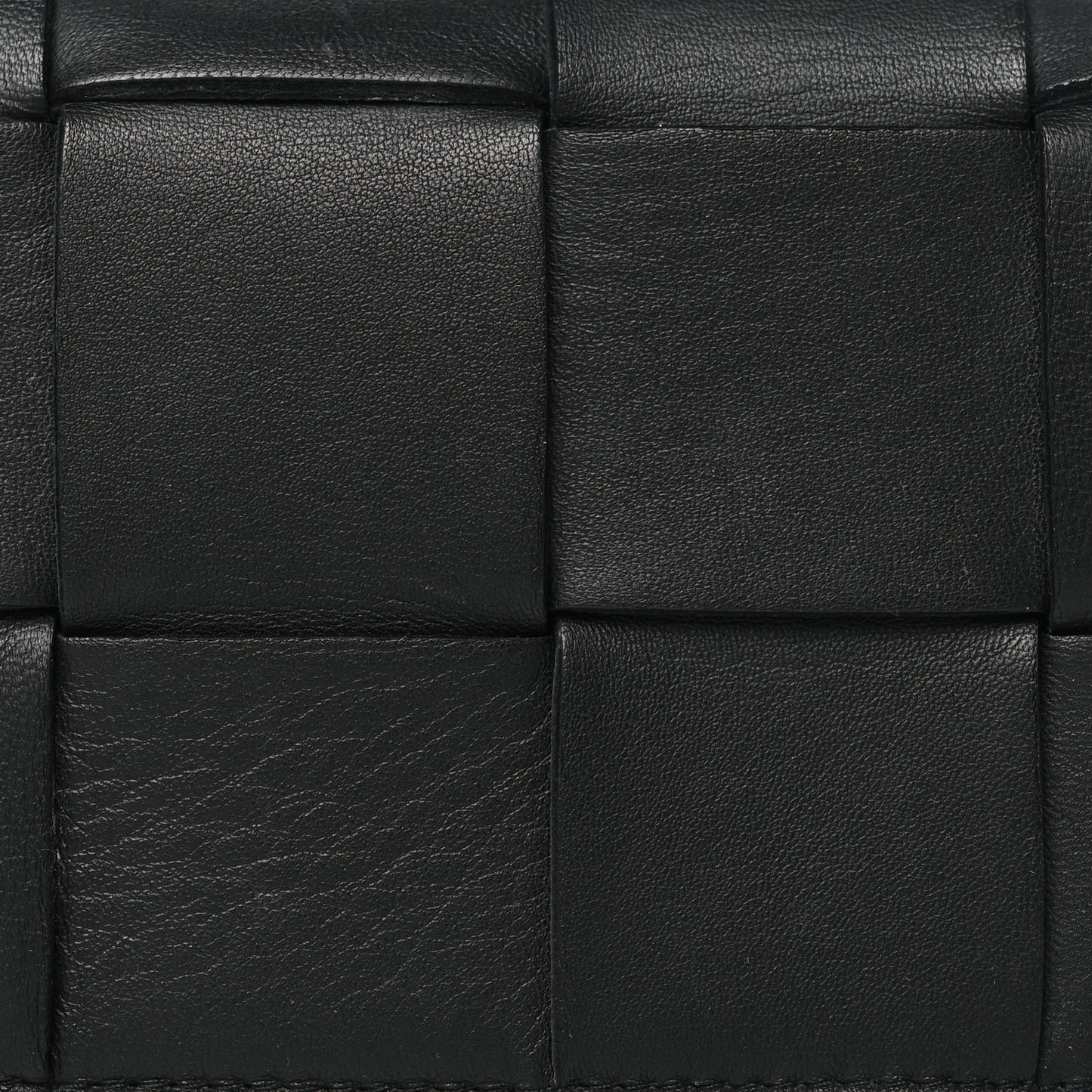 Nappa Maxi Intreccio The Belt Cassette Bag Black