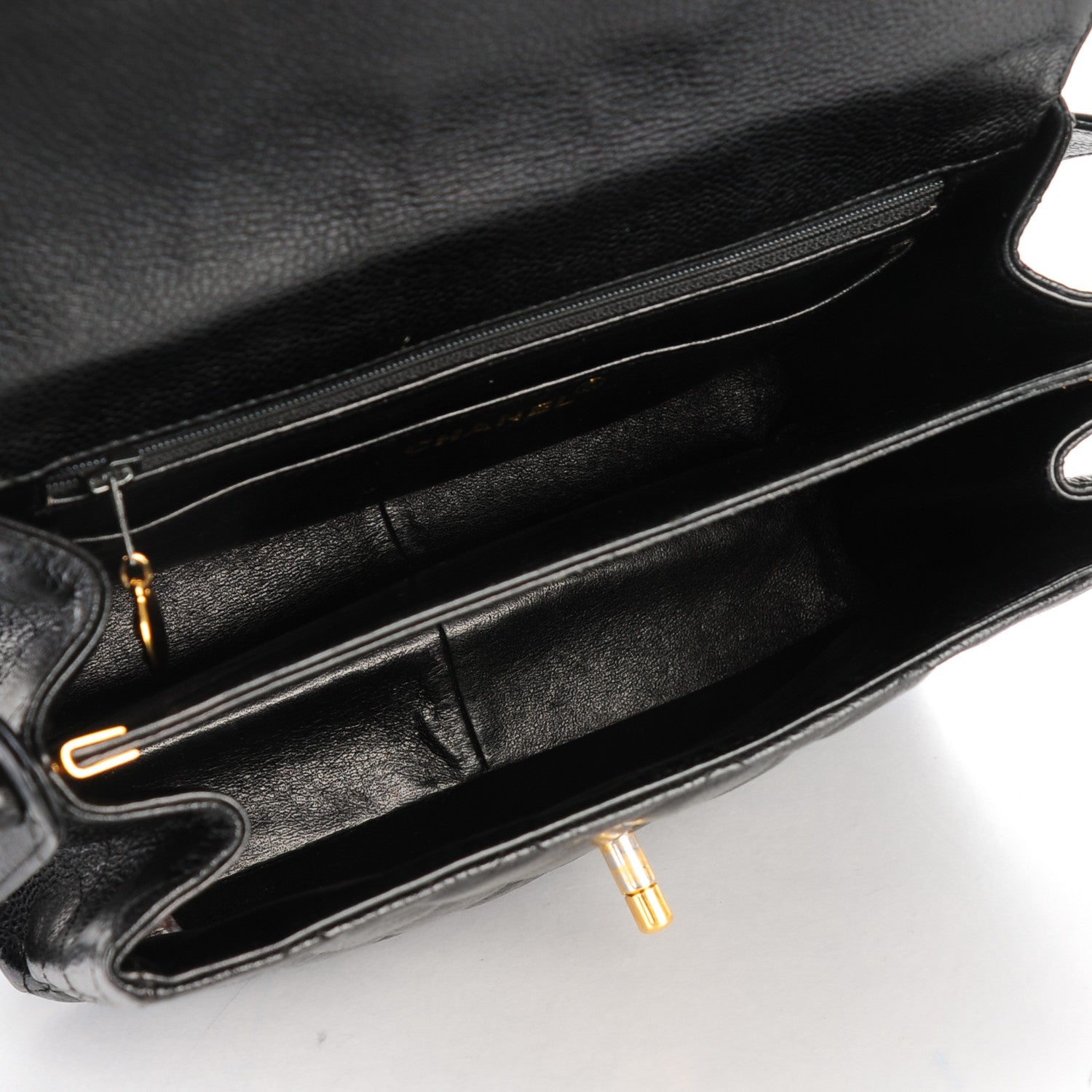 Chanel Caviar Flap Shoulder Bag Black 5 of 10