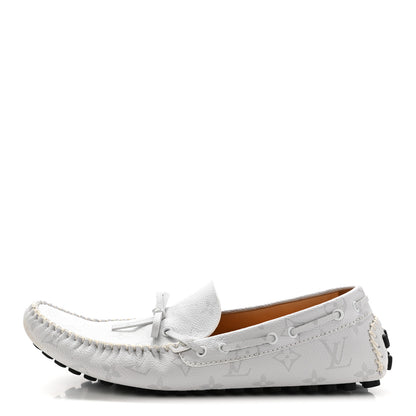 Louis Vuitton Monogram Mens Arizona Car Shoe Moccasin Loafers 10 1 of 16