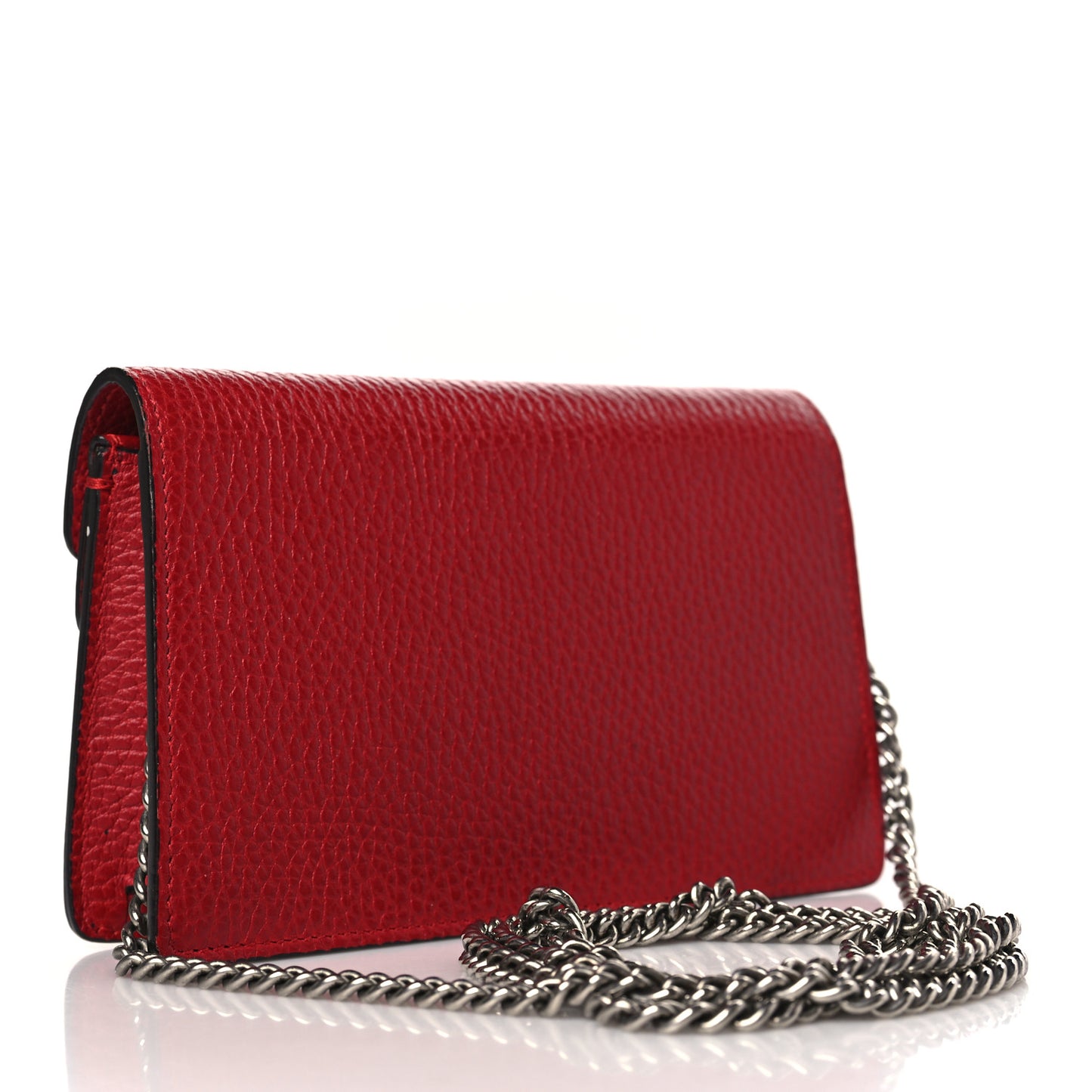 Calfskin Super Mini Dionysus Shoulder Bag Hibiscus Red