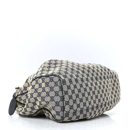 Gucci Monogram Calfskin Large Sukey Tote Beige Blue 4 of 10