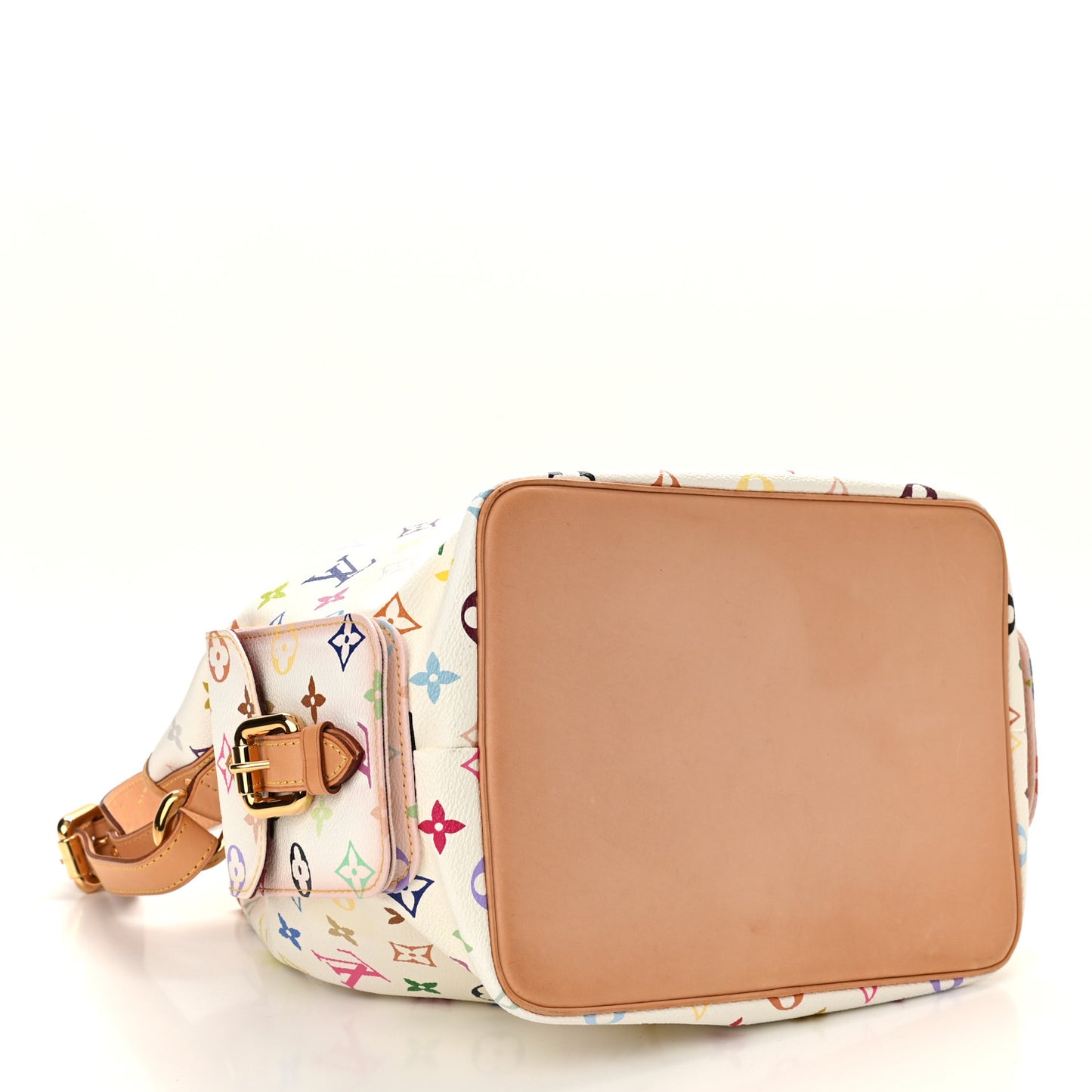 Monogram Multicolor Petit Noe White