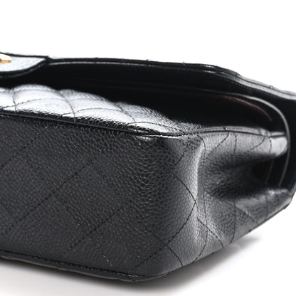 Chanel Caviar Quilted Medium Double Flap Black 10 of 10