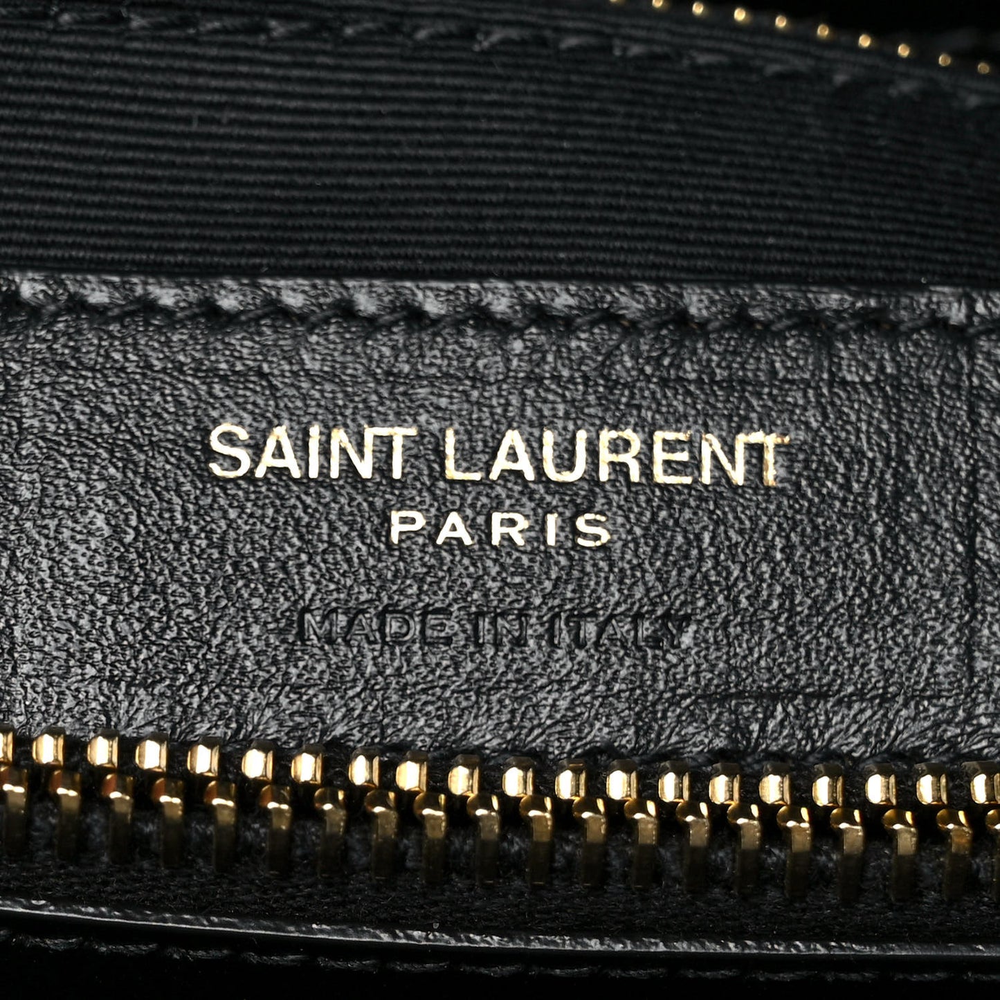 Calfskin Y Quilted Monogram Medium Loulou Chain Satchel Black
