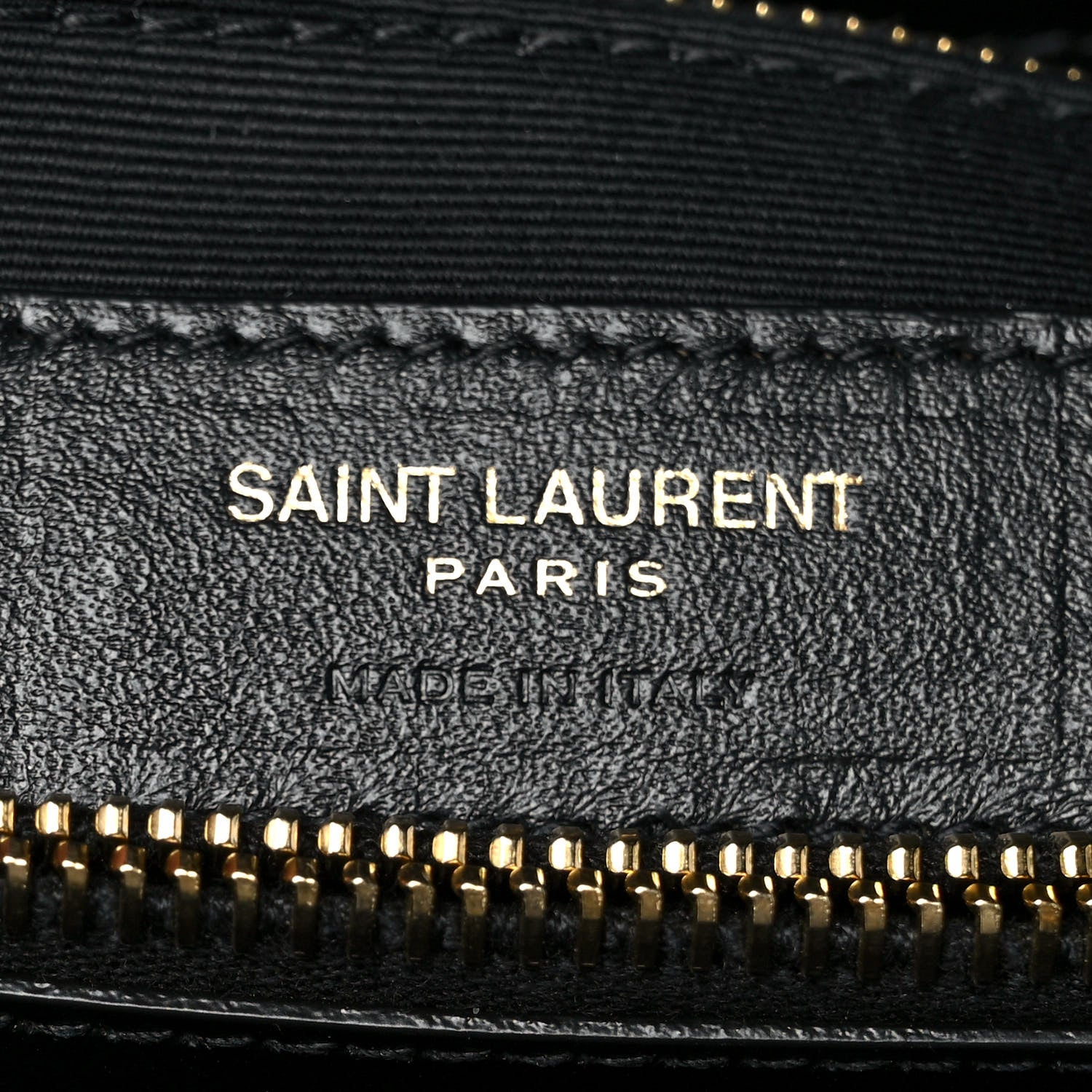 Saint Laurent Calfskin Y Quilted Monogram Medium Loulou Chain Satchel Black 6 of 9