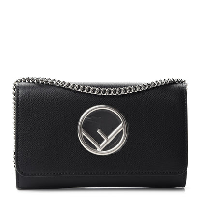 Fendi Vitello Cruise F is Fendi Wallet on Chain Black 1 of 11