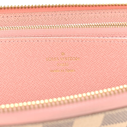 Louis Vuitton Damier Azur Zippy Wallet Rose Ballerine 6 of 8