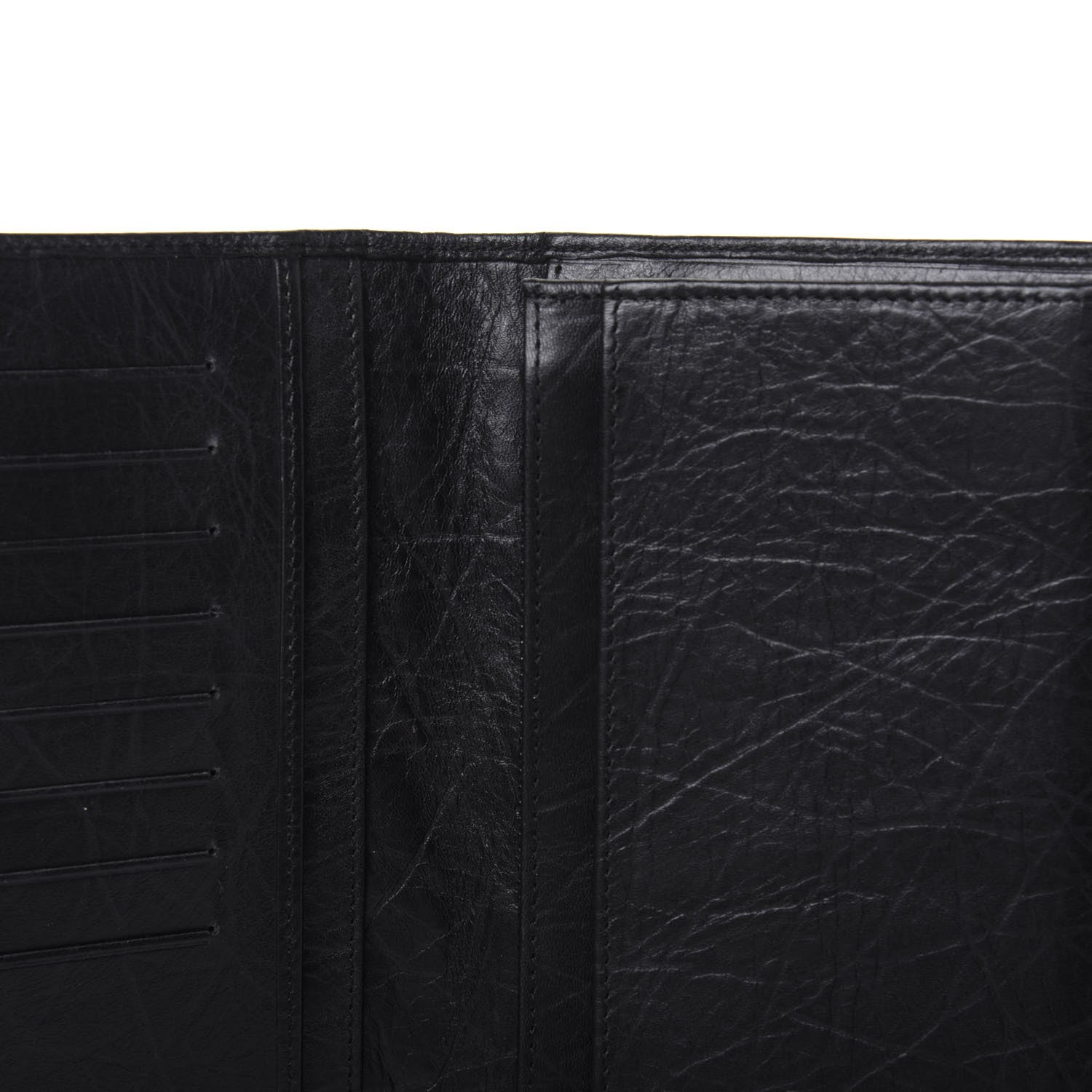 Chanel Aged Calfskin Quilted Cambon Yen Wallet Black 9 of 13
