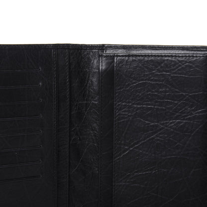 Chanel Aged Calfskin Quilted Cambon Yen Wallet Black 9 of 13