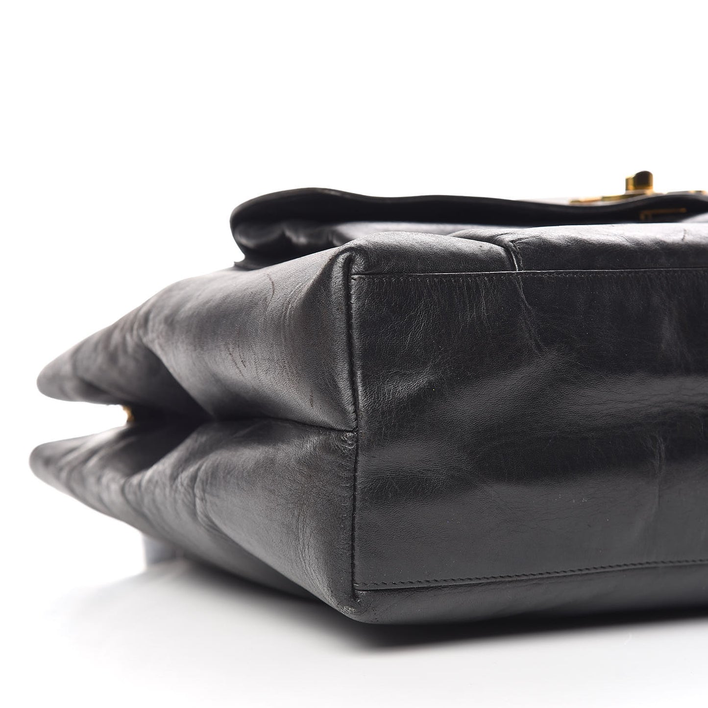 Lambskin CC Shoulder Bag Black