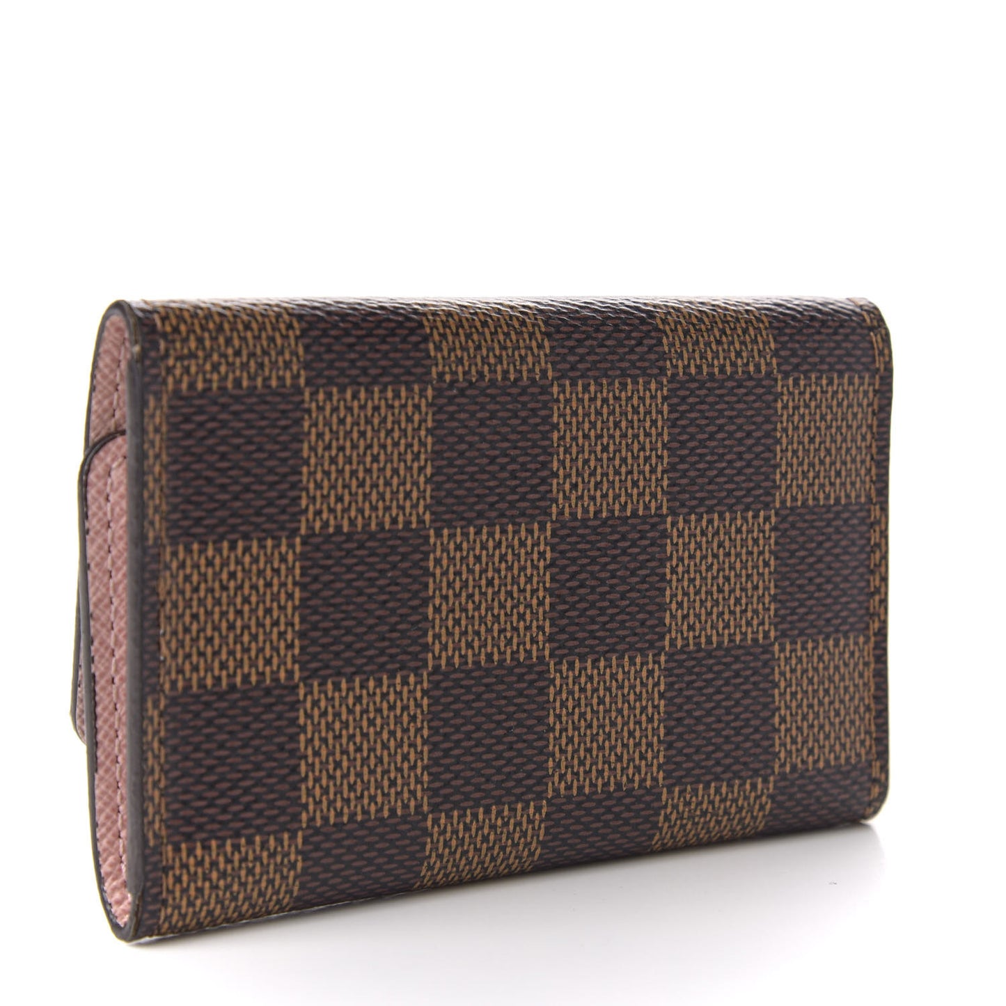 Damier Ebene Multicles 6 Key Holder Rose Ballerine