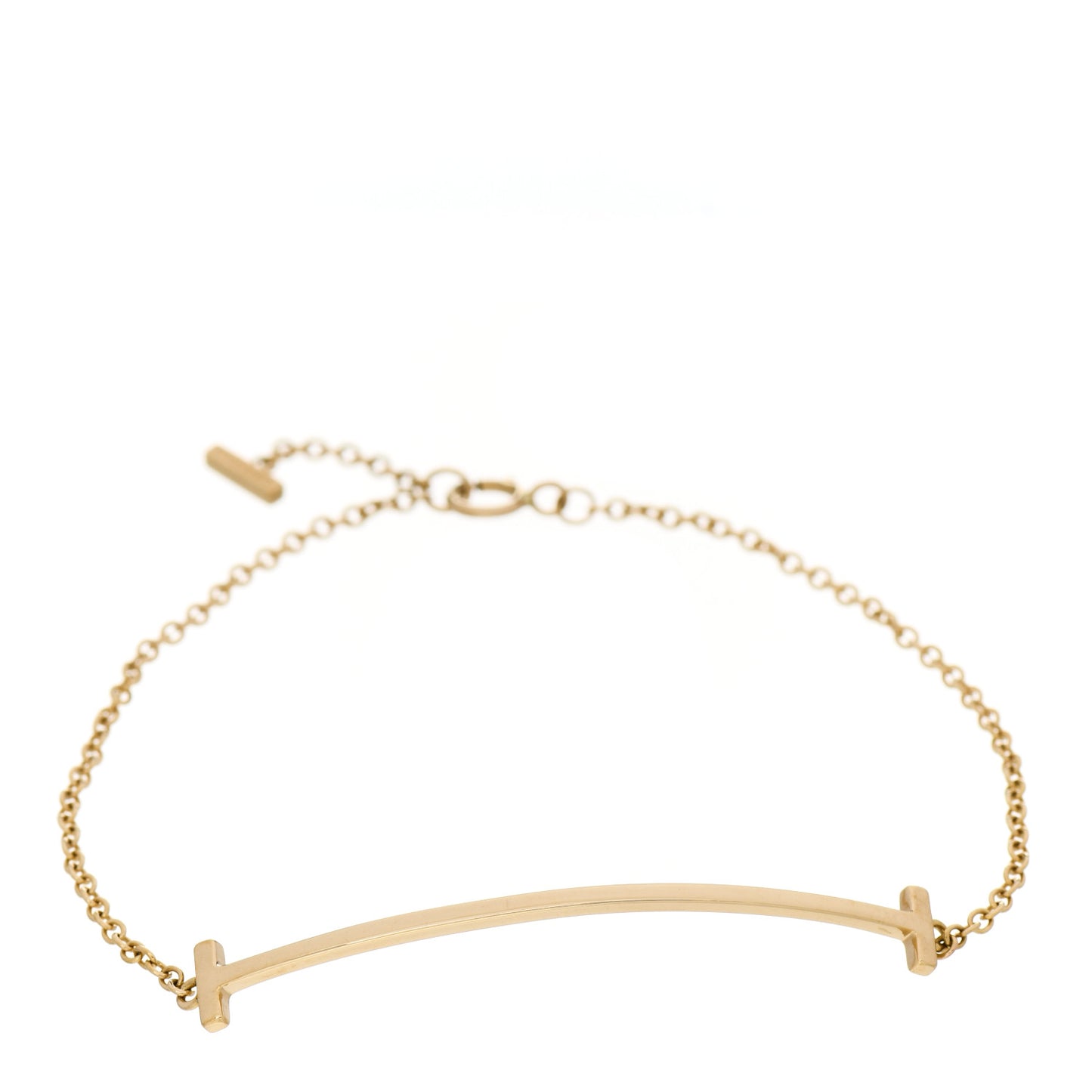 18K Yellow Gold T Smile Bracelet