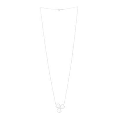 Tiffany Platinum Diamond Large Paper Flowers Pendant Necklace 2 of 5