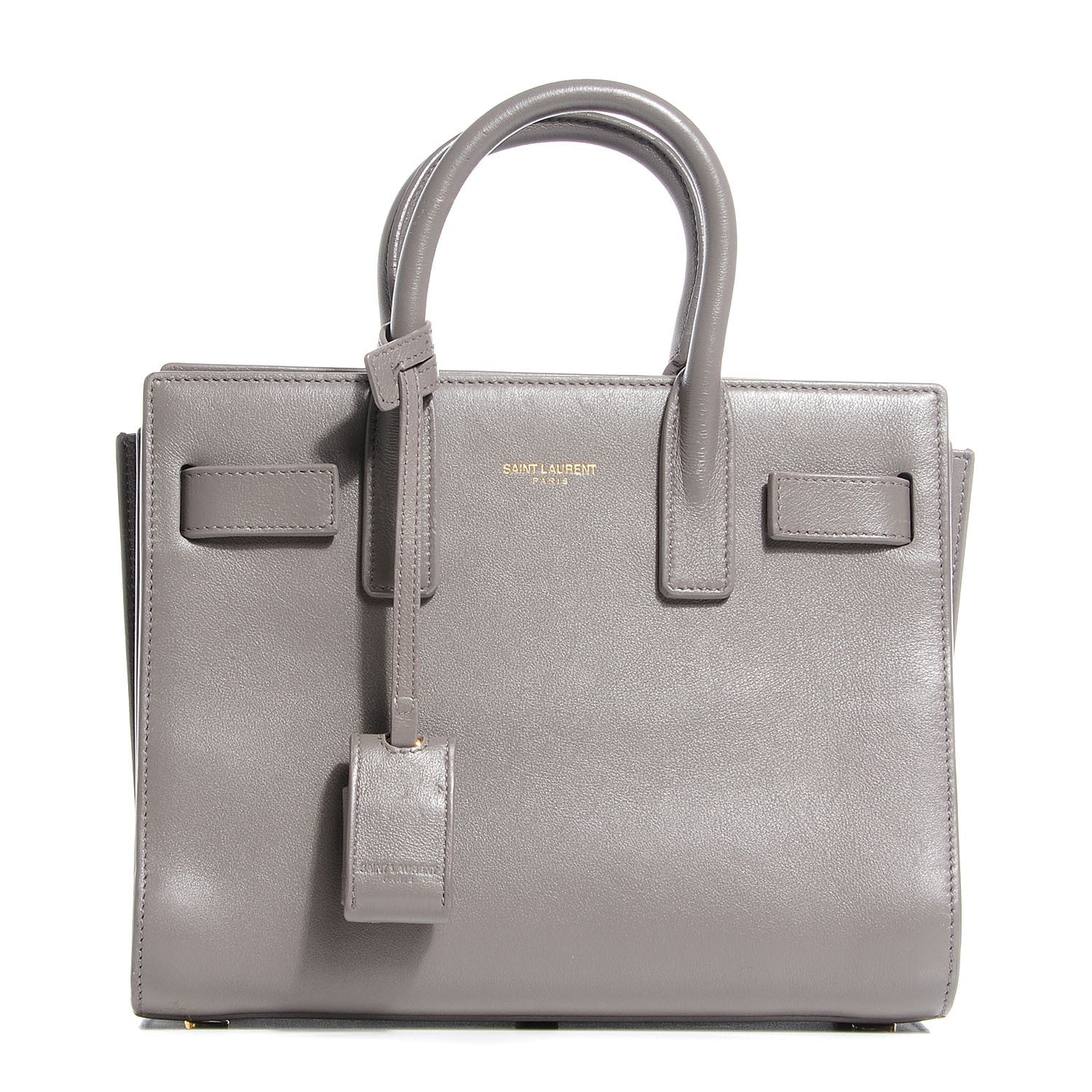 Saint Laurent Calfskin Nano Sac De Jour Fog 1 of 8