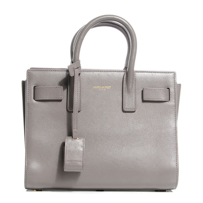 Saint Laurent Calfskin Nano Sac De Jour Fog 1 of 8