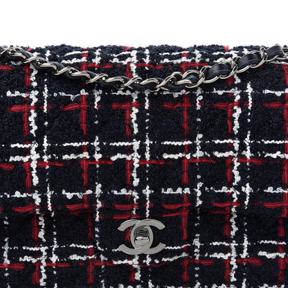 Chanel Tweed Quilted Medium Double Flap Multicolor 10 of 10