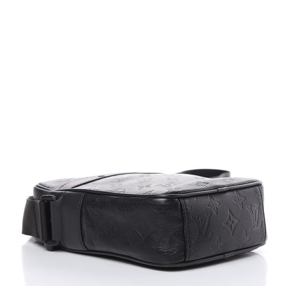 Louis Vuitton Calfskin Monogram Shadow Danube PM Black 4 of 10