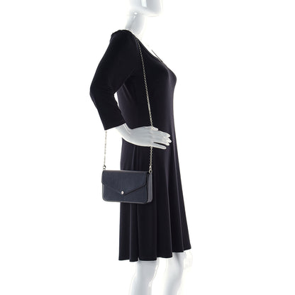 Louis Vuitton Epi Pochette Felicie Black 2 of 11