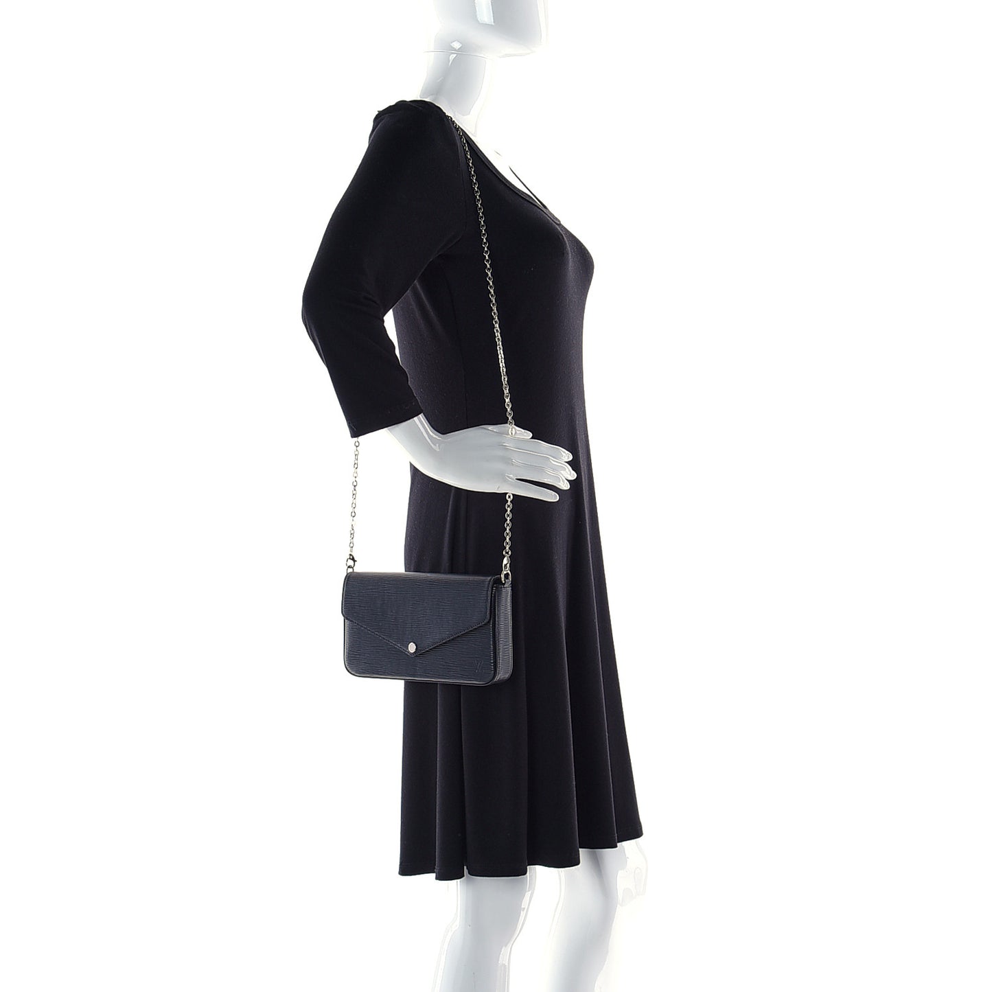Epi Pochette Felicie Black