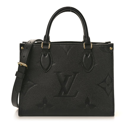 Louis Vuitton Empreinte Monogram Giant Onthego PM Black 1 of 9