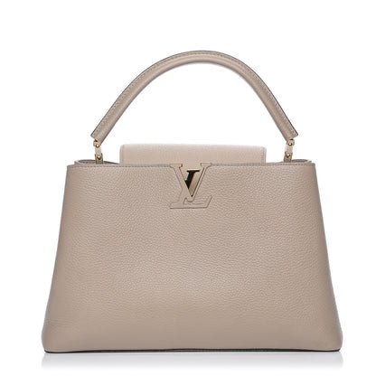 Louis Vuitton Taurillon Capucines MM Galet 1 of 6