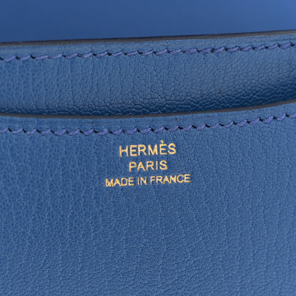 Hermes Chevre Mysore Constance 18 Bleu France 6 of 11