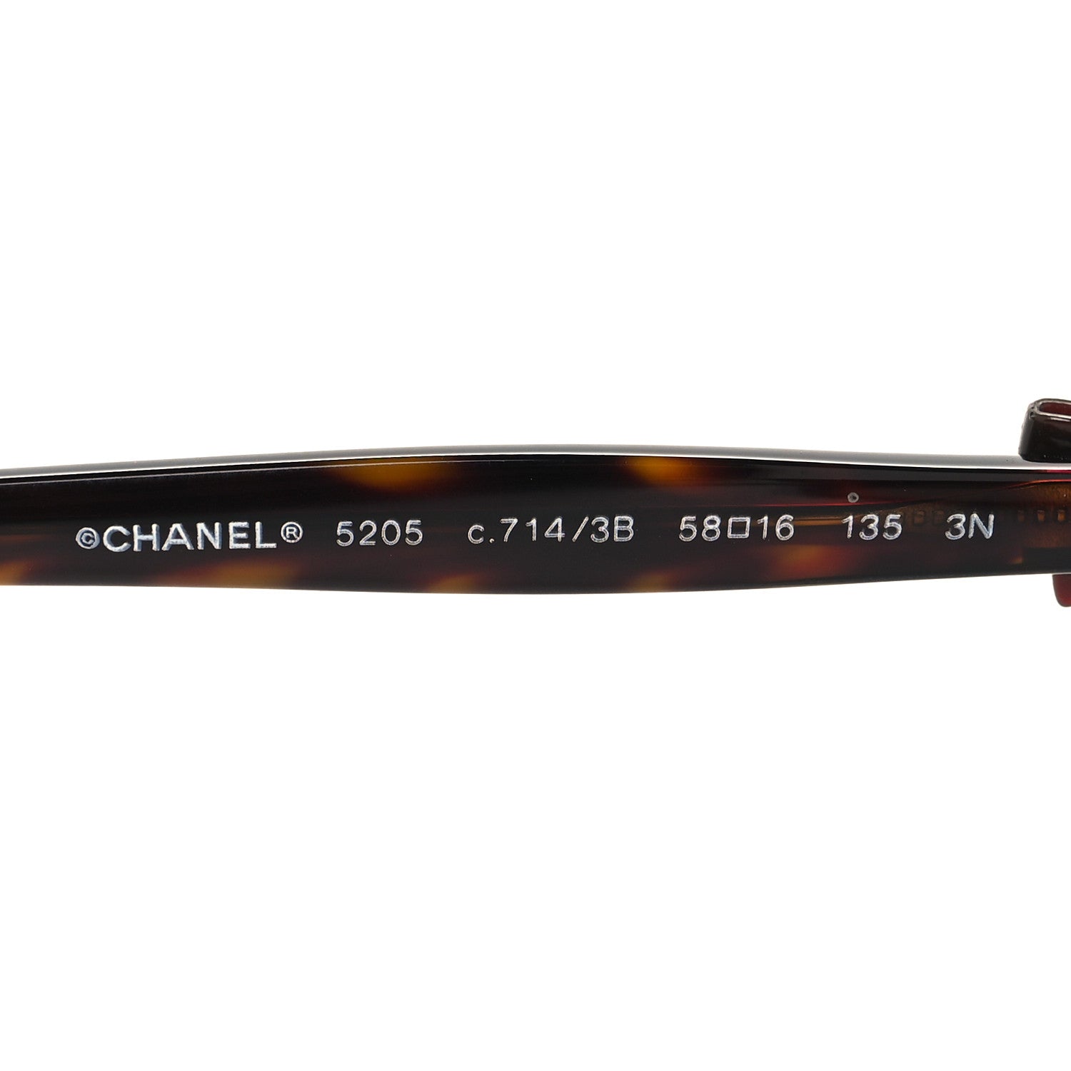 Chanel Acetate CC Bow Sunglasses 5205-A Tortoise 5 of 7