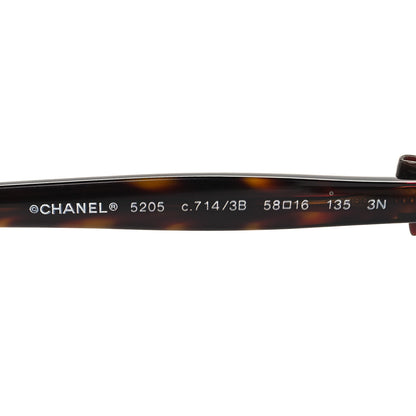 Chanel Acetate CC Bow Sunglasses 5205-A Tortoise 5 of 7