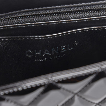 Chanel Patent Calfskin Quilted Mini Rectangular Flap Black 6 of 8
