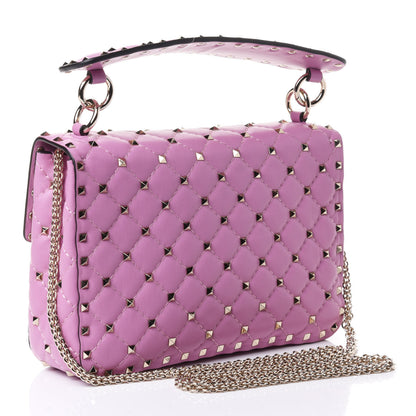 Valentino Garavani Nappa Medium Rockstud Spike Shoulder Bag Giacinto 2 of 4