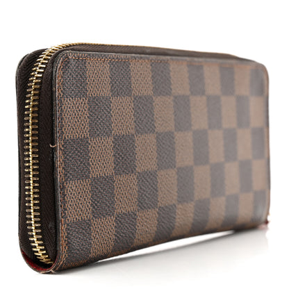 Louis Vuitton Damier Ebene Clemence Wallet Cherry 3 of 10