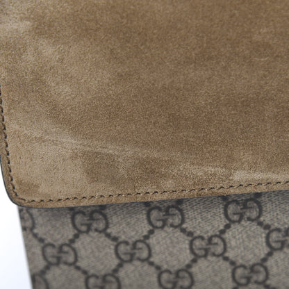 Gucci GG Supreme Monogram Medium Dionysus Shoulder Bag Taupe 12 of 13