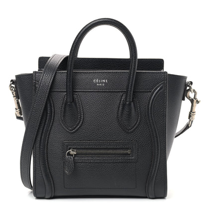 Celine Drummed Calfskin Nano Luggage Amazone 1 of 10
