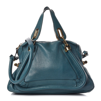 Chloe Calfskin Medium Paraty Peacock Blue 1 of 10