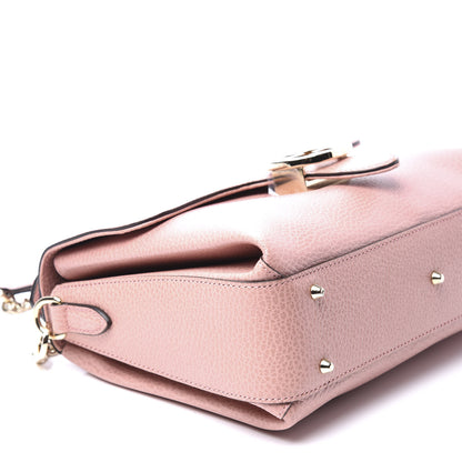 Gucci Dollar Calfskin Interlocking G Top Handle Shoulder Bag Soft Pink 8 of 11