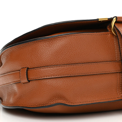 Chloe Calfskin Medium Marcie Round Crossbody Bag Tan 10 of 11