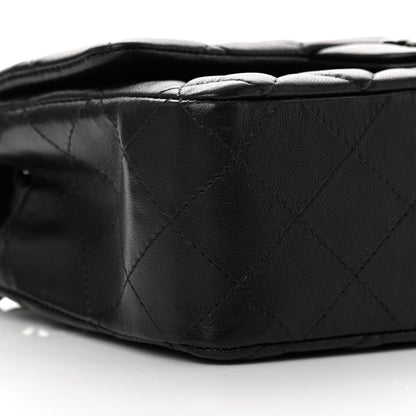 Chanel Lambskin Quilted Mini Rectangular Flap So Black 9 of 11