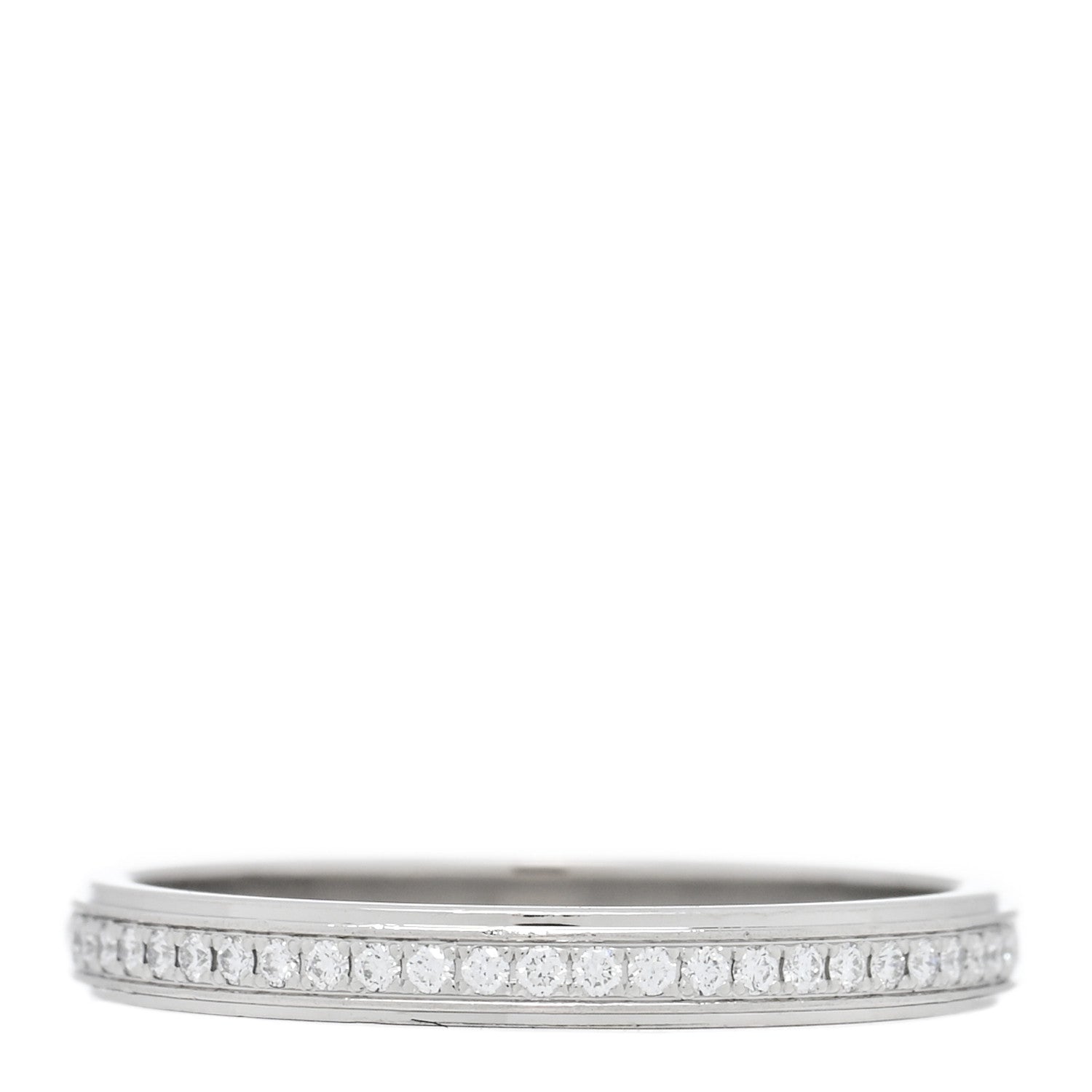 Cartier Platinum Diamond 2.3mm D'Amour Wedding Band Ring 49 5 3 of 4