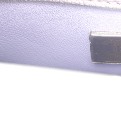 Chanel Iridescent Caviar Quilted Extra Mini Coco Handle Flap Purple 7 of 11