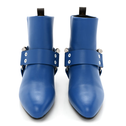 Louis Vuitton Calfskin Rhapsody Ankle Boots 40 Blue 2 of 9