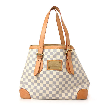 Louis Vuitton Damier Azur Hampstead MM 1 of 7