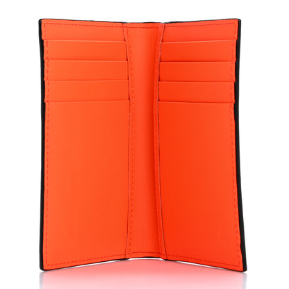 Gucci Rubber Effect GG Embossed Long Card Case New Orange Fluo 5 of 8