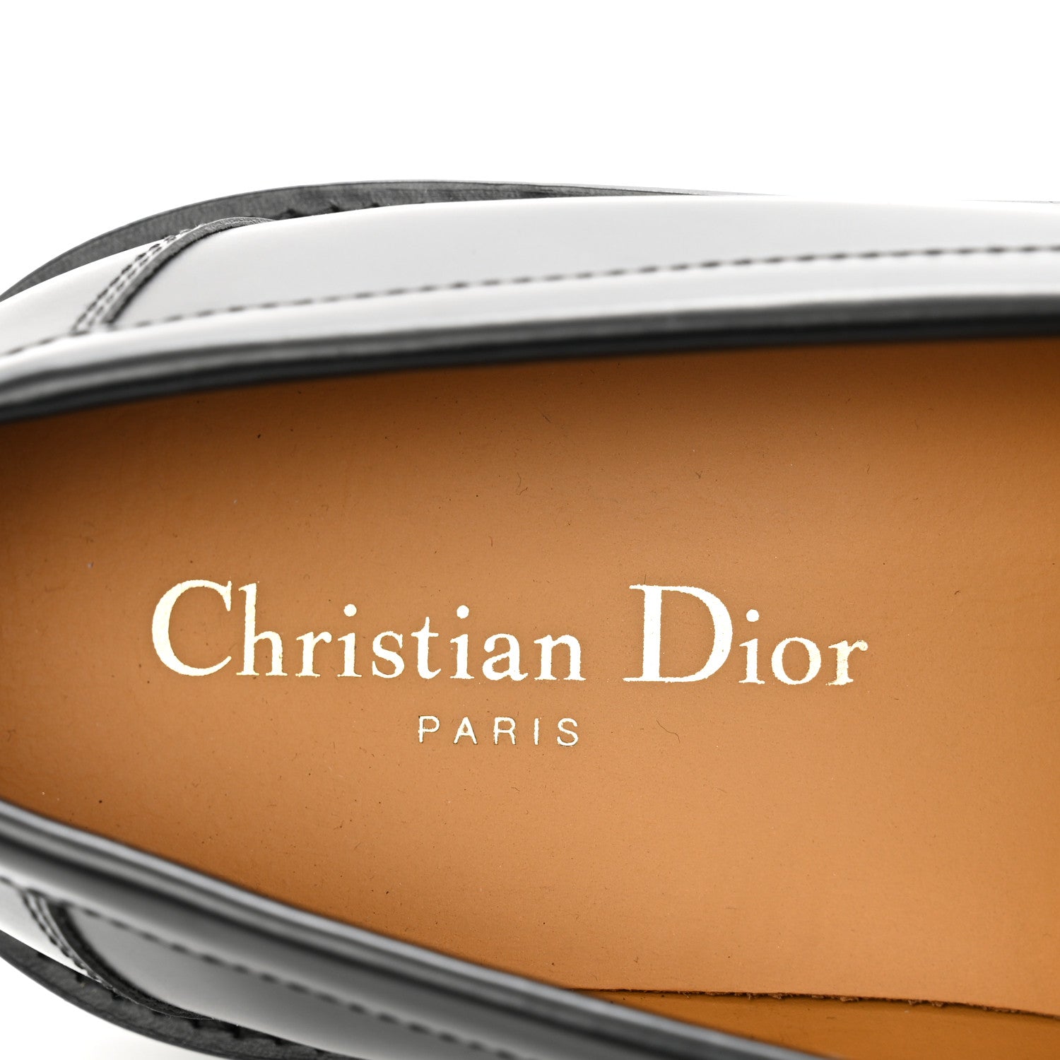 Christian Dior Brushed Calfskin Boy Loafers 40 Black 7 of 8