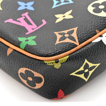 Louis Vuitton Monogram Multicolor Pochette Accessories Black 15 of 18