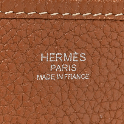 Hermes Taurillon Clemence Evelyne III PM Gold 6 of 20