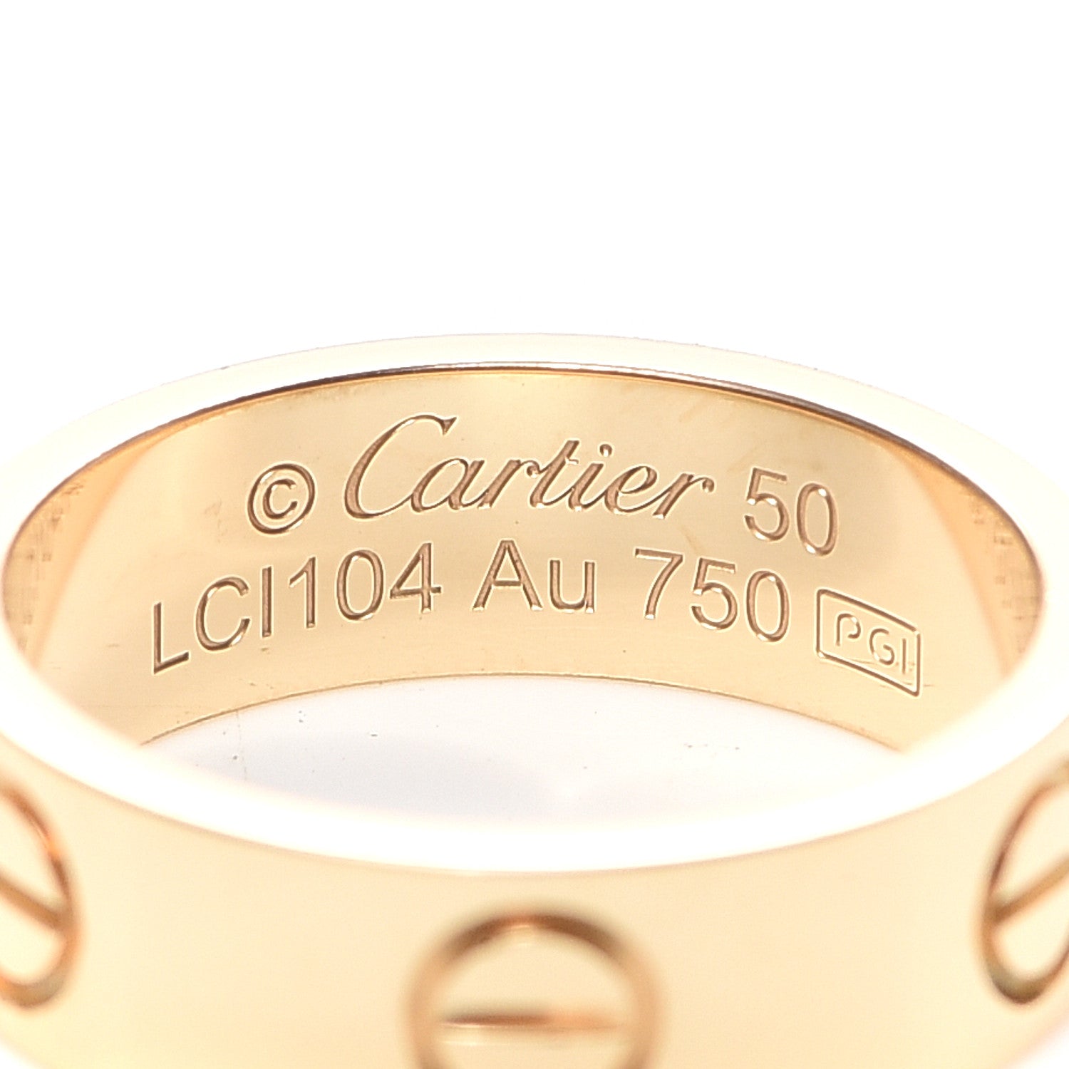 Cartier 18K Yellow Gold 5.5mm LOVE Ring 50 5.25 4 of 6